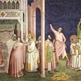 Bernardo Daddi: Das Martyrium des Stephanus, Fresko, 1324, in der Kirche Santa Croce in Florenz / © gemeinfrei Bernardo Daddi: Das Martyrium des Stephanus, Fresko, 1324, in der Kirche Santa Croce in Florenz