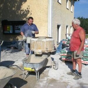 Innenarbeiten und Verputzen