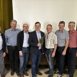 Das Leitungsteam der KMB Ried/Rdm mit Diözesanreferent Mag. Wolfgang Ölz